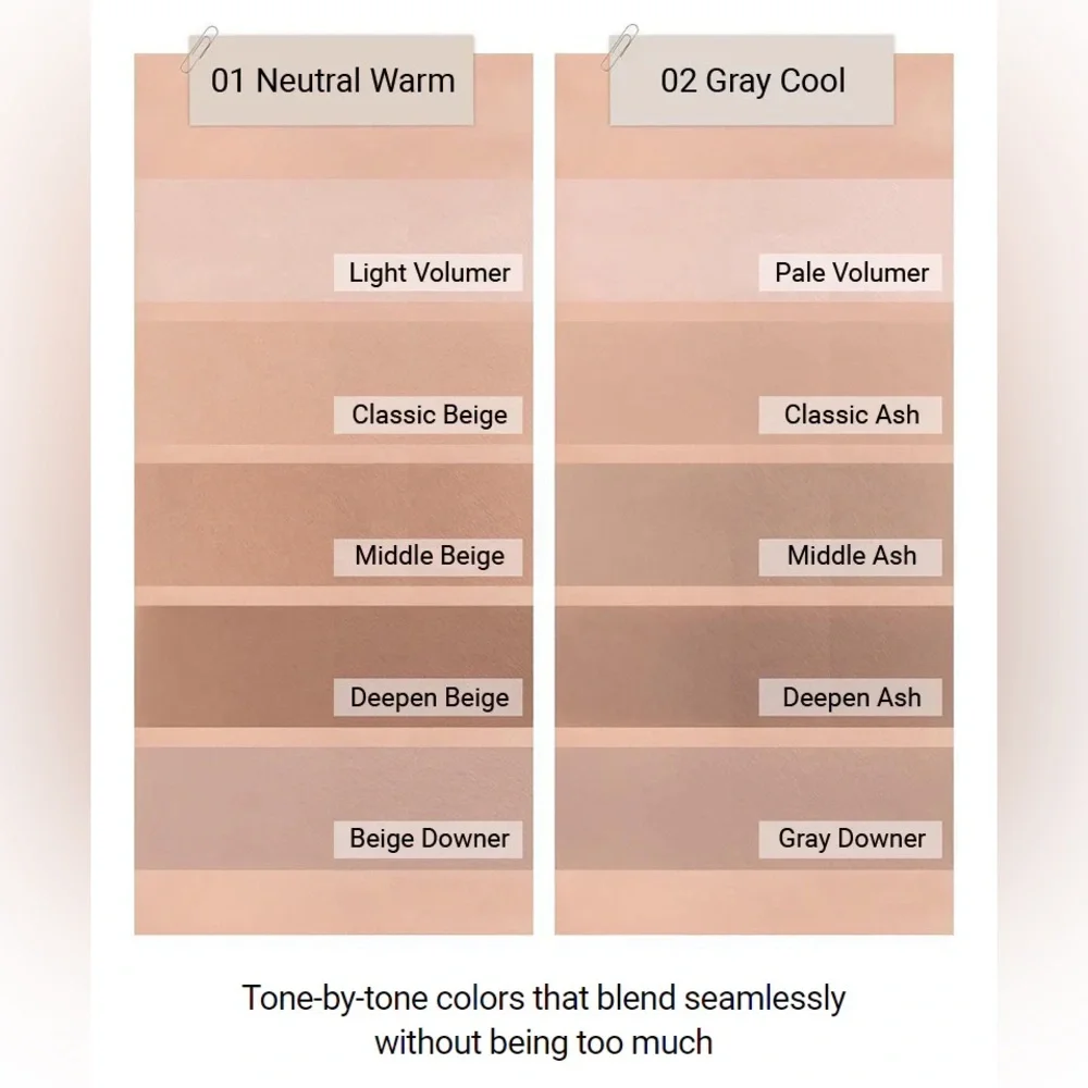 Rom&nd Neutral Warm Better Than Contour Palette- neutral & warm skin tones